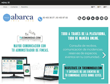 Tablet Screenshot of finquesabarca.net